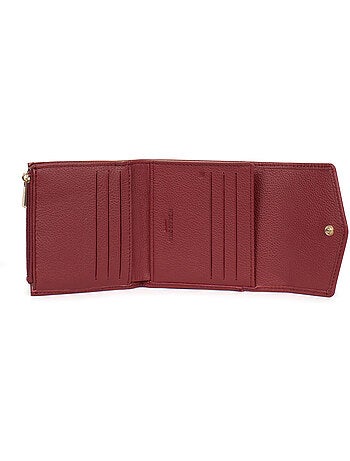 Cartera - 2 pliegues - Detener RFID - Cuero LUNA