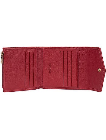 Cartera - 2 pliegues - Detener RFID - Cuero LUNA