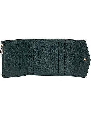 Cartera - 2 pliegues - Detener RFID - Cuero LUNA