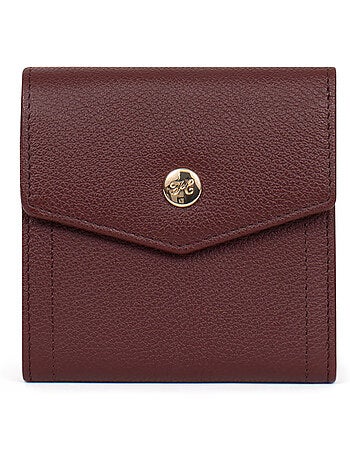 Cartera - 2 pliegues - Detener RFID - Cuero LUNA