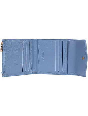 Cartera - 2 pliegues - Detener RFID - Cuero LUNA