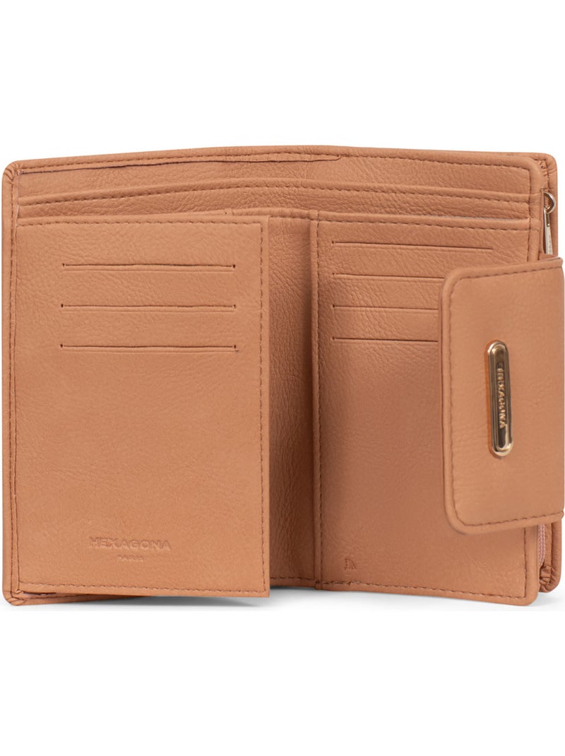 Cartera - 2 pliegues - detener rfid moly hexagona Melocotón - Kiabi