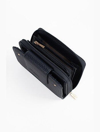 Cartera - 2 pliegues - detener rfid zora hexagona