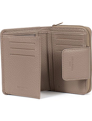 Cartera - 2 pliegues - detener rfid zora hexagona