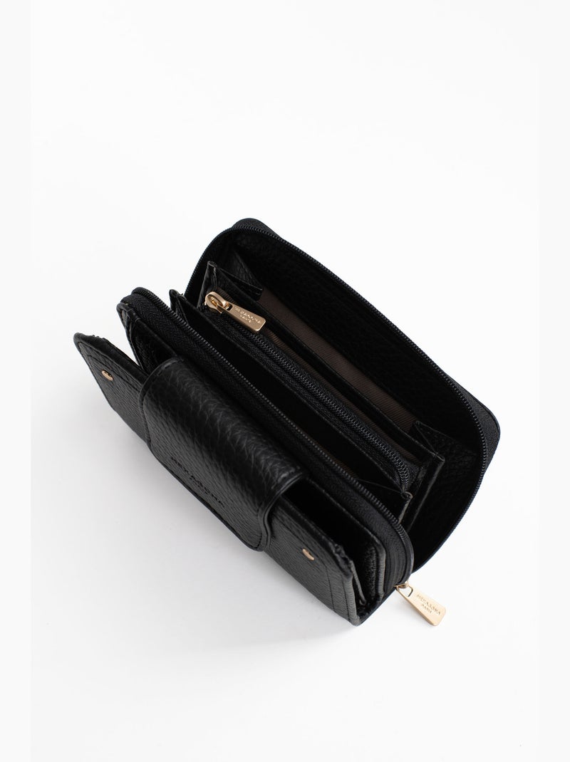 Cartera - 2 pliegues - Detener RFID ZORA Negro - Kiabi