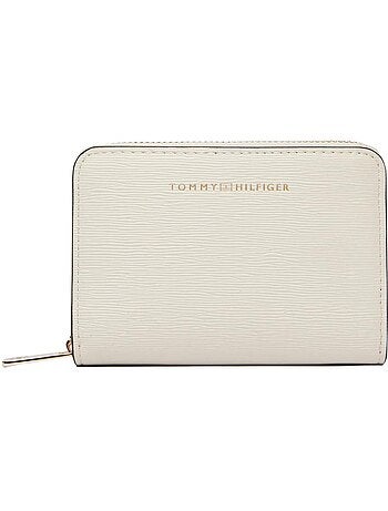 Cartera compacta tommy hilfiger con cremallera
