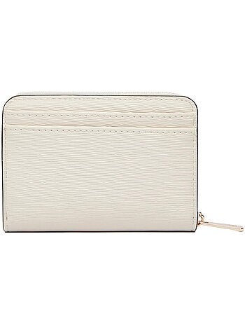 Cartera compacta tommy hilfiger con cremallera