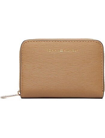 Cartera compacta tommy hilfiger con cremallera