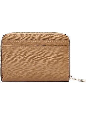 Cartera compacta tommy hilfiger con cremallera