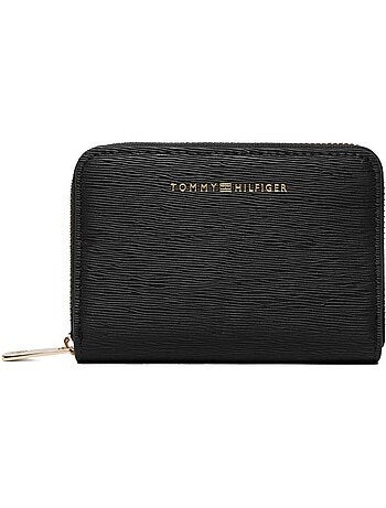 Cartera compacta tommy hilfiger con cremallera