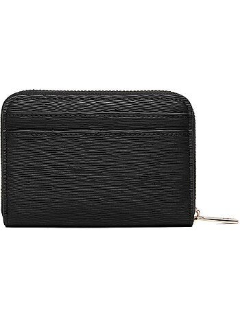 Cartera compacta tommy hilfiger con cremallera