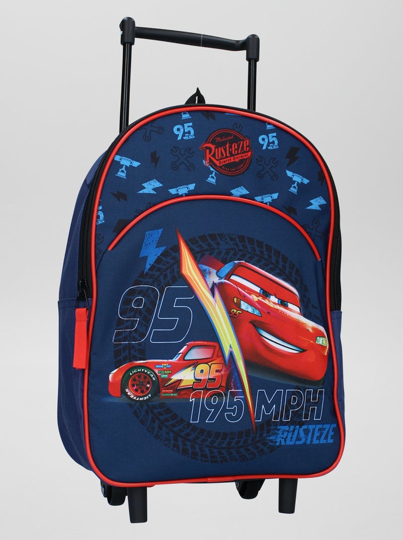 Cartera con ruedas 'Cars' azul - Kiabi
