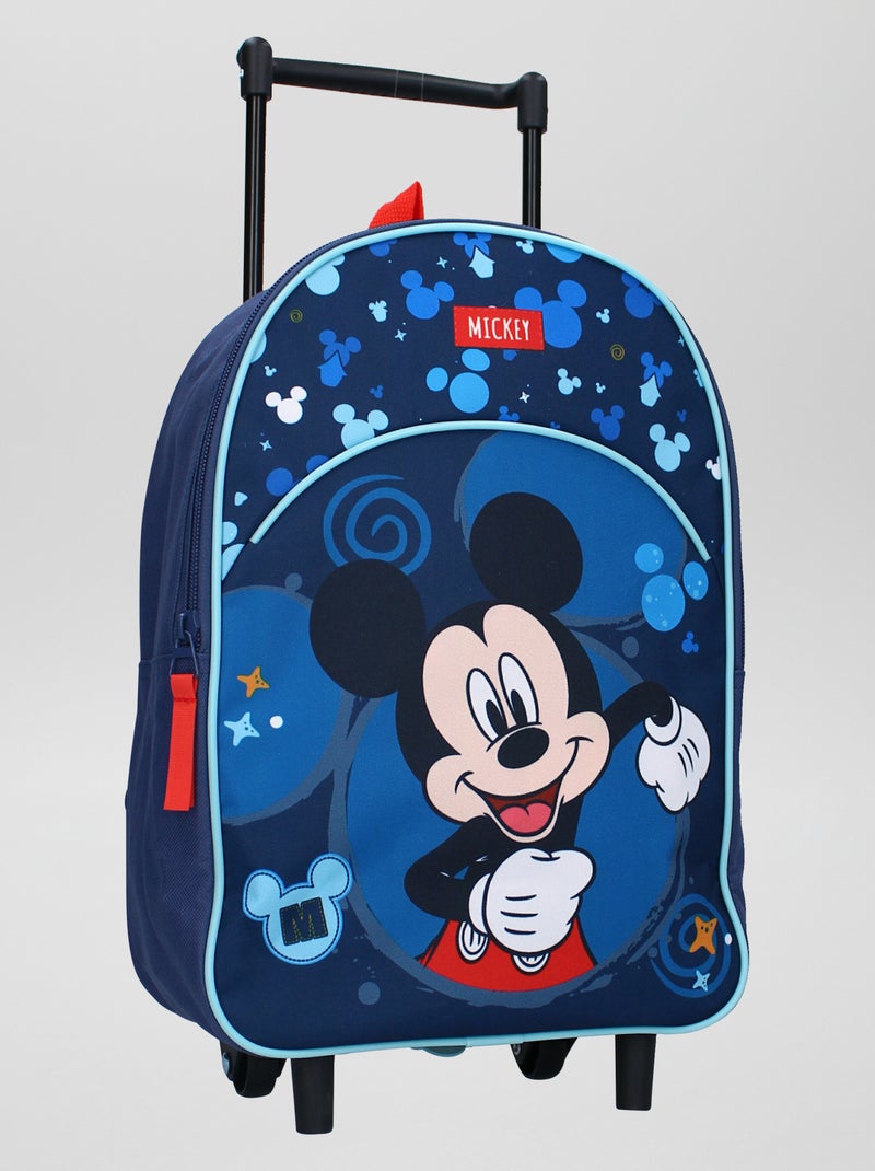 Cartera con ruedas 'Mickey Mouse' azul - Kiabi