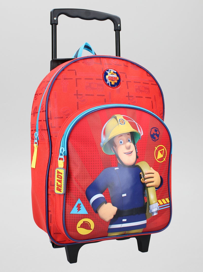 Cartera con ruedas 'Sam el bombero' ROJO - Kiabi