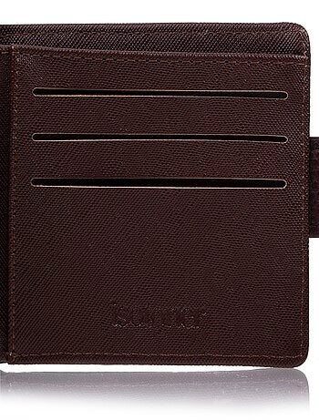 Cartera con solapa para hombre con lengüeta negroSMARTTRUNCPROTECCIÓN RFID Isotoner