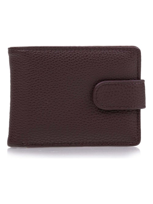Cartera con solapa marrón para hombre con solapaSMARTTRUNCPROTECCIÓN RFID  Isotoner - Kiabi