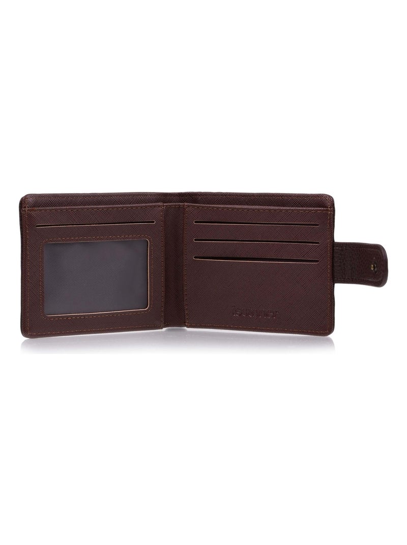 Cartera con solapa marrón para hombre con solapaSMARTTRUNCPROTECCIÓN RFID  Isotoner Marrón - Kiabi