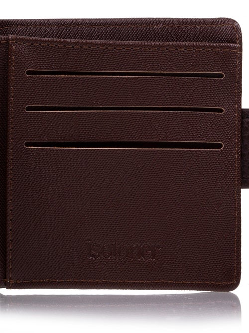 Cartera con solapa marrón para hombre con solapaSMARTTRUNCPROTECCIÓN RFID  Isotoner - Kiabi