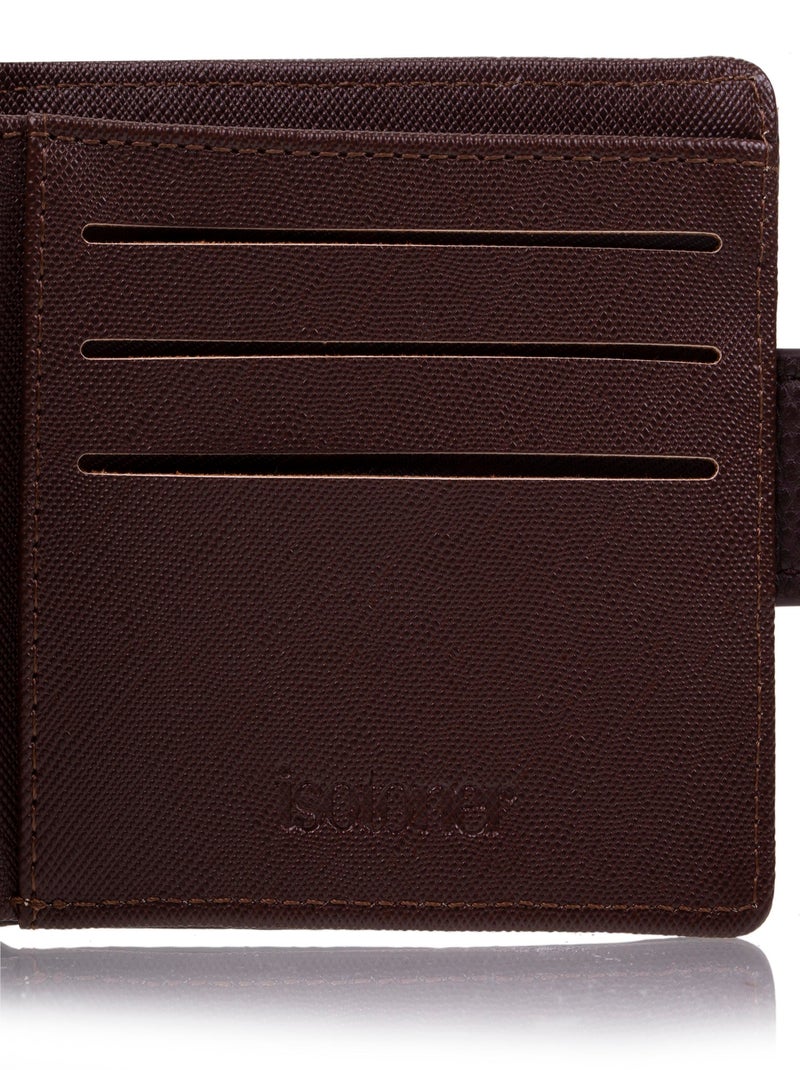 Cartera con solapa marrón para hombre con solapaSMARTTRUNCPROTECCIÓN RFID  Isotoner Marrón - Kiabi