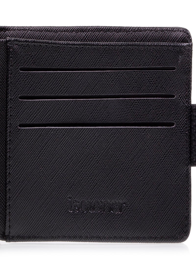 Cartera con solapa para hombre con lengüeta negroSMARTTRUNCPROTECCIÓN RFID  Isotoner Negro - Kiabi