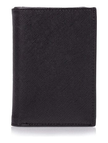 Cartera de 3 paneles hombre negrosmarttruncprotección rfid isotoner