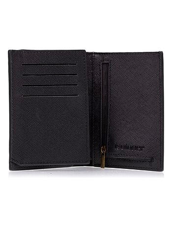 Cartera de 3 paneles hombre negrosmarttruncprotección rfid isotoner