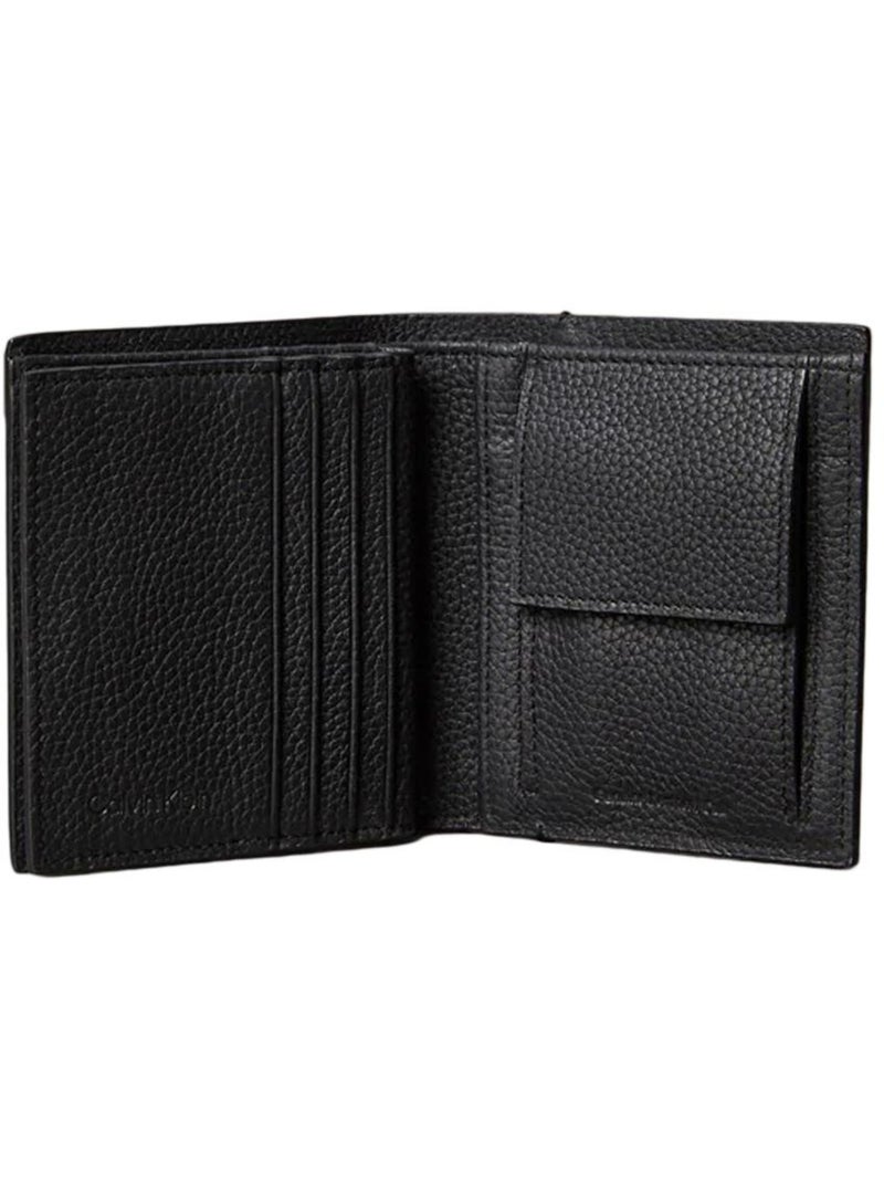 Cartera de Hombre Calvin Klein Jeans con Grabado de Lámina Negro - Kiabi