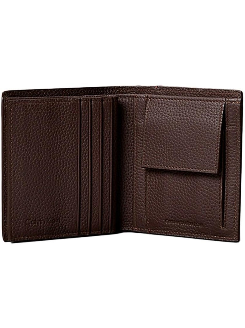 Cartera de Hombre Calvin Klein Jeans con Grabado Marrón capuchino - Kiabi
