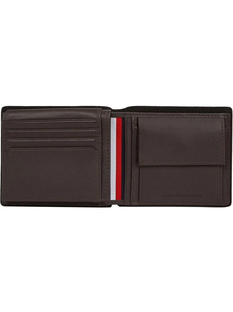 Cartera de Hombre Tommy Hilfiger con Solapa Marrón capuchino - Kiabi