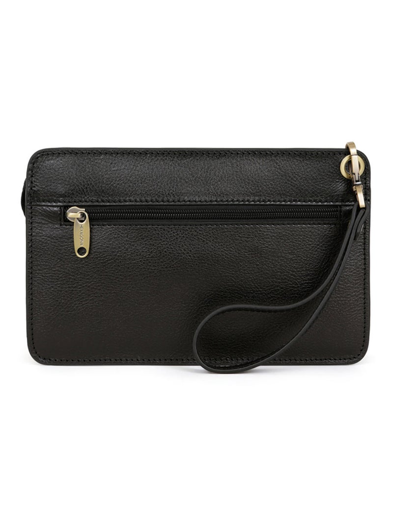 Cartera de mano - Cuero RÉPUBLIQUE Negro - Kiabi