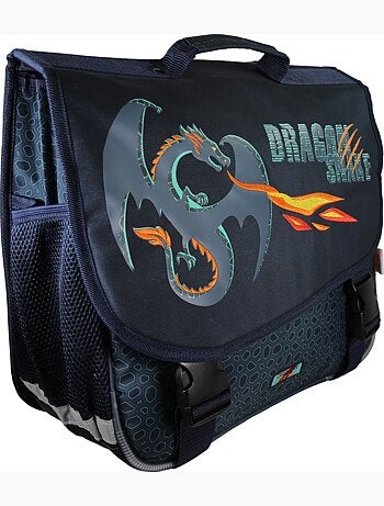 Cartera escolar 38 cm 2 compartimentos KIP Dragon Legend azul