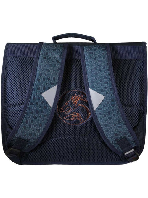 Cartera escolar 38 cm 2 compartimentos KIP Dragon Legend azul - Kiabi