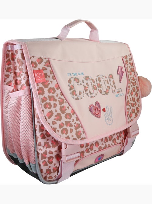 Cartera escolar 38 cm 2 compartimentos KIP Graou rosa - Kiabi Cartera escolar 38 cm 2 compartimentos KIP Graou rosa - Kiabi