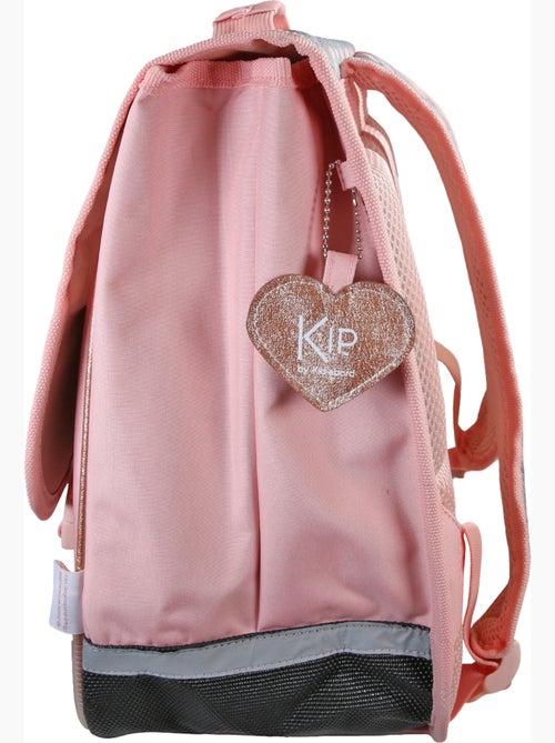 Cartera escolar 38 cm 2 compartimentos KIP Lovely Swan rosa - Kiabi Cartera escolar 38 cm 2 compartimentos KIP Lovely Swan rosa - Kiabi