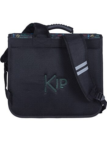 Cartera escolar 38 cm 2 compartimentos KIP Next Level negro