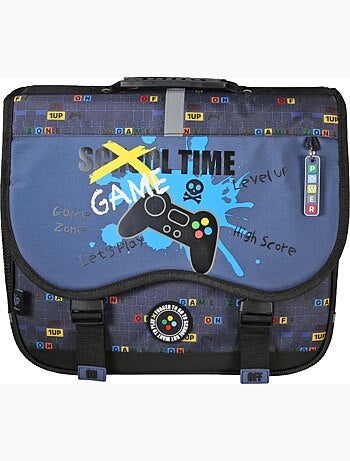 Cartera escolar 38 cm 2 compartimentos KIP Dragon Legend azul