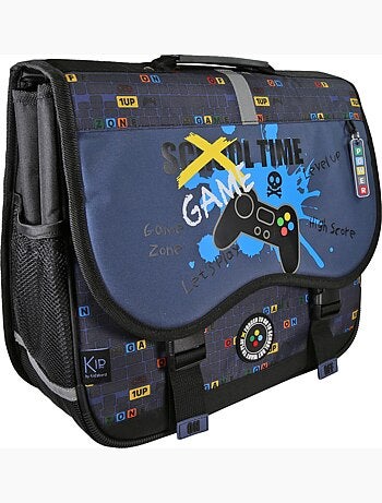 Cartera escolar 38 cm 2 compartimentos KIP Dragon Legend azul