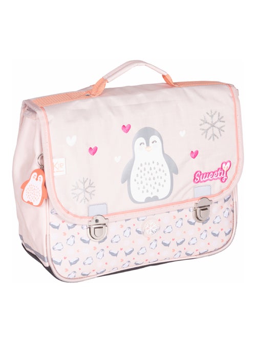 Cartera escolar 38 cm 2 compartimentos KIP Sweety rosa - Kiabi Cartera escolar 38 cm 2 compartimentos KIP Sweety rosa - Kiabi