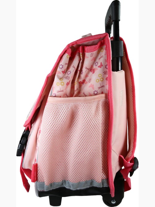 Cartera escolar con ruedas niña 38 cm 2 compartimentos BELLA SARRA rosa - Kiabi Cartera escolar con ruedas niña 38 cm 2 compartimentos BELLA SARRA rosa - Kiabi