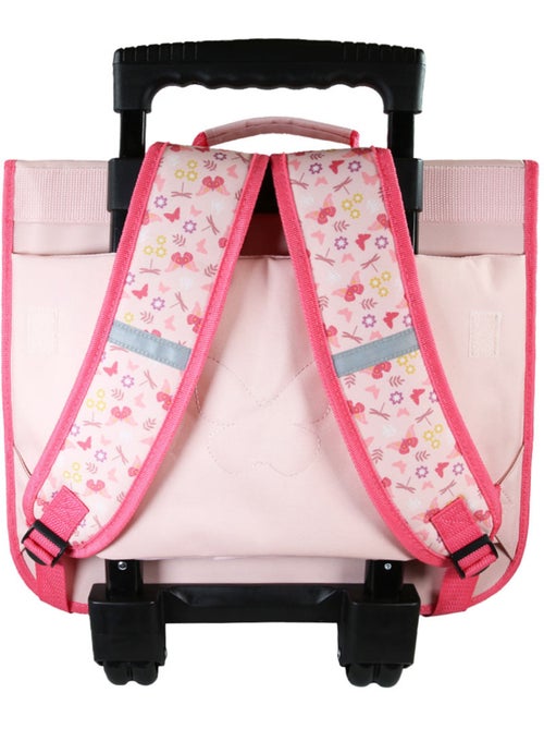Cartera escolar con ruedas niña 38 cm 2 compartimentos BELLA SARRA rosa - Kiabi Cartera escolar con ruedas niña 38 cm 2 compartimentos BELLA SARRA rosa - Kiabi