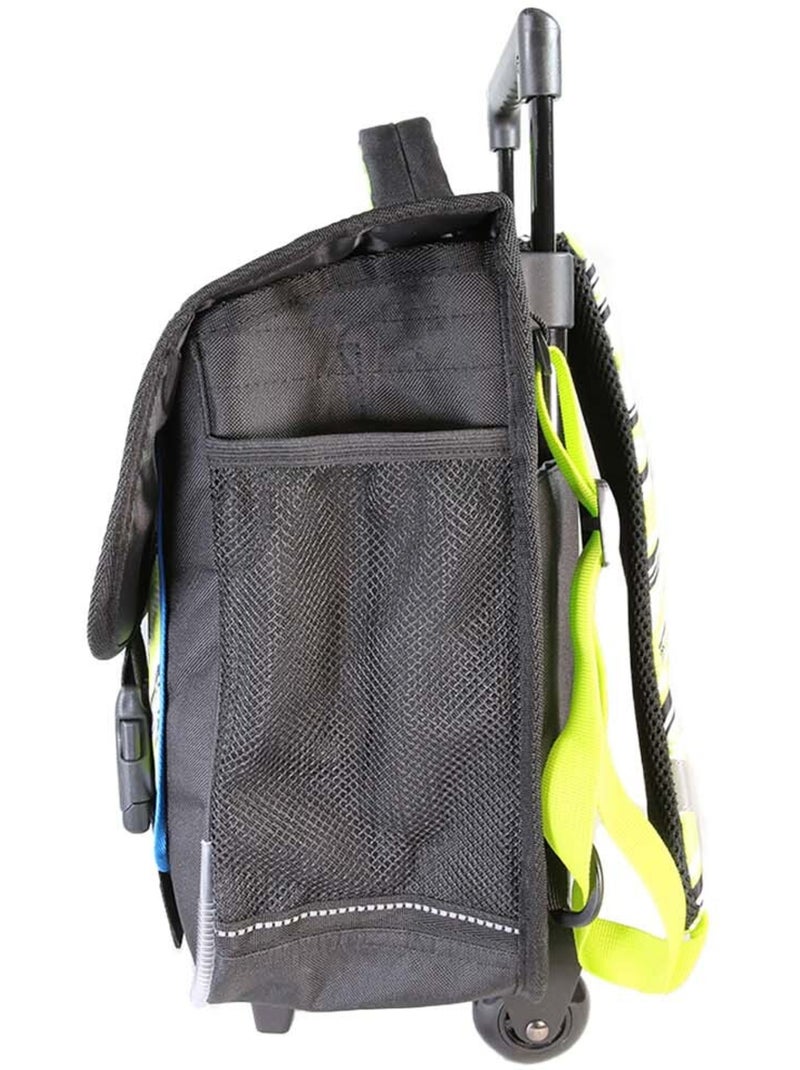 Cartera escolar con ruedas niño 38 cm 2 compartimentos BEYBLADE X negro verde Negro - Kiabi