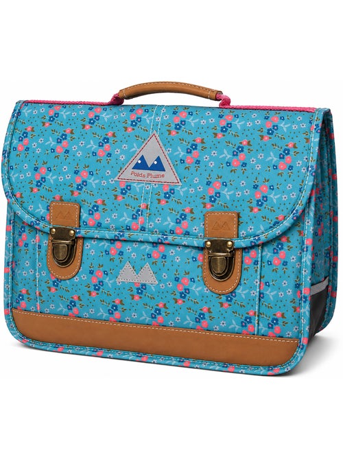 Cartera escolar CP 35 cm POIDS PLUME Céladon floral ultraligera - Kiabi