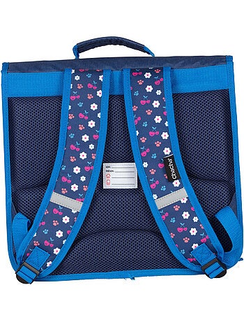 Cartera escolar niña 36 cm 1 compartimento CHACHA azul