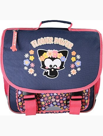 Cartera escolar niña 36 cm 1 compartimento CHACHA azul rosa