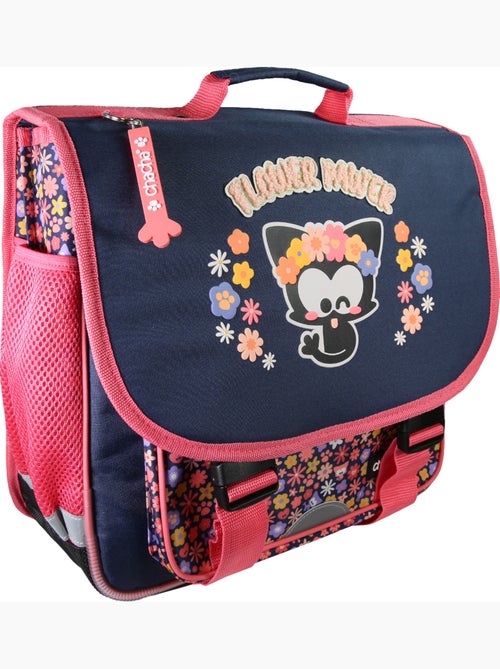 Cartera escolar niña 36 cm 1 compartimento CHACHA azul rosa - Kiabi Cartera escolar niña 36 cm 1 compartimento CHACHA azul rosa - Kiabi