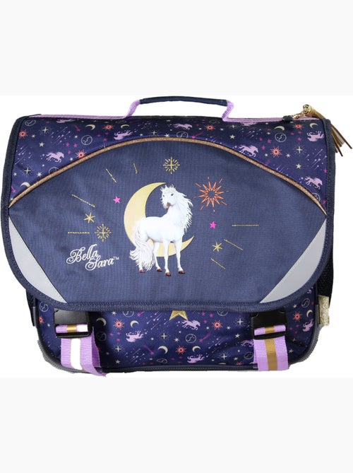 Cartera escolar niña 38 cm 2 compartimentos BELLA SARA Celeste azul noche - Kiabi Cartera escolar niña 38 cm 2 compartimentos BELLA SARA Celeste azul noche - Kiabi