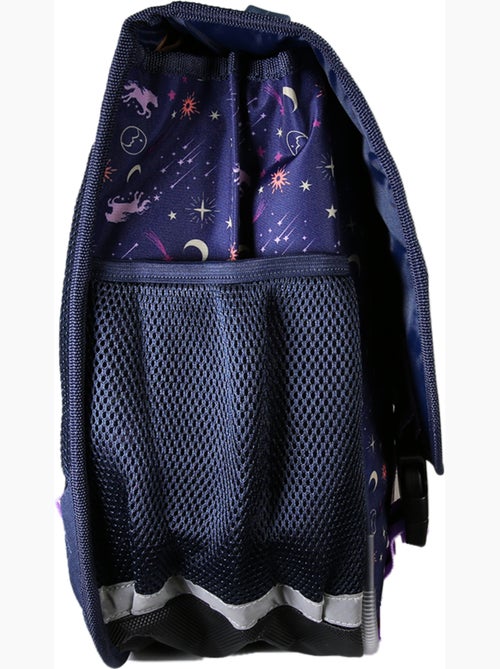 Cartera escolar niña 38 cm 2 compartimentos BELLA SARA Celeste azul noche - Kiabi Cartera escolar niña 38 cm 2 compartimentos BELLA SARA Celeste azul noche - Kiabi