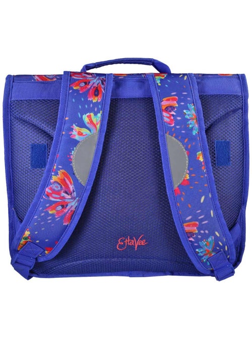 Cartera escolar niña 38 cm 2 compartimentos ETTAVEE Fly With Me azul violeta mariposa - Kiabi Cartera escolar niña 38 cm 2 compartimentos ETTAVEE Fly With Me azul violeta mariposa - Kiabi