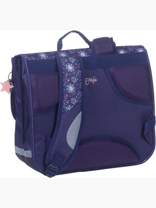 Cartera escolar niña 38 cm 2 compartimentos ETTAVEE Moon azul noche - Kiabi Cartera escolar niña 38 cm 2 compartimentos ETTAVEE Moon azul noche - Kiabi