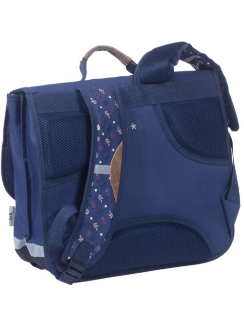 Cartera escolar niña 38 cm 2 compartimentos STALLA BIANCA Allure azul - Kiabi Cartera escolar niña 38 cm 2 compartimentos STALLA BIANCA Allure azul - Kiabi
